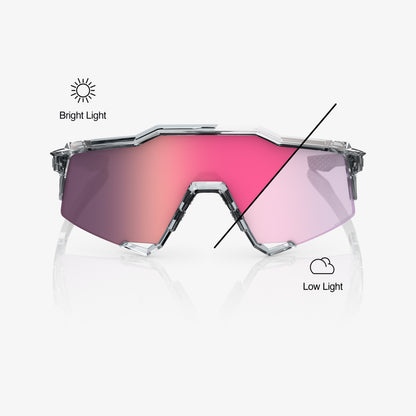 SPEEDCRAFT - Polished Translucent Grey - Rose Gold Mirror Photochromic Lens
