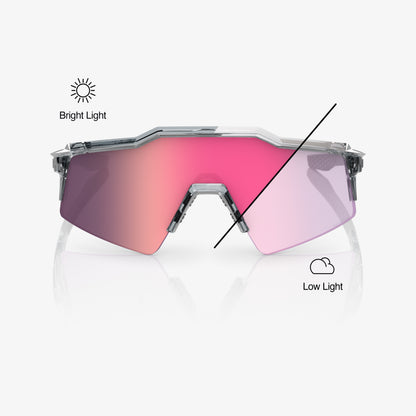 SPEEDCRAFT SL - Polished Translucent Grey - Rose Gold Mirror Photochromic