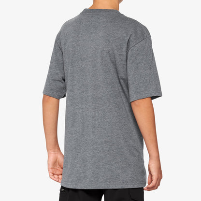 MANIFESTO YOUTH Short Sleeve Tee Heather Grey