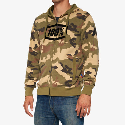 SYNDICATE Zip Hoodie Fleece Camo