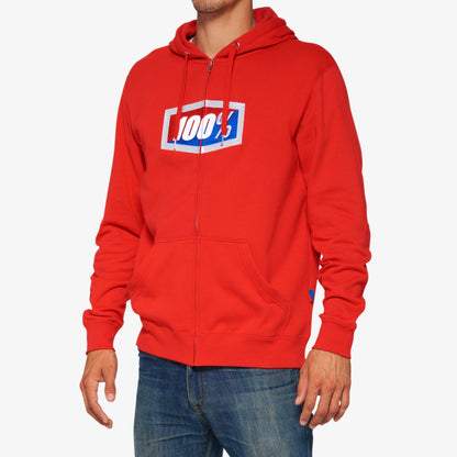 OFFICIAL Zip Hoodie Fleece Red