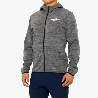 RORIK Tech Zip Hoodie Heather Charcoal