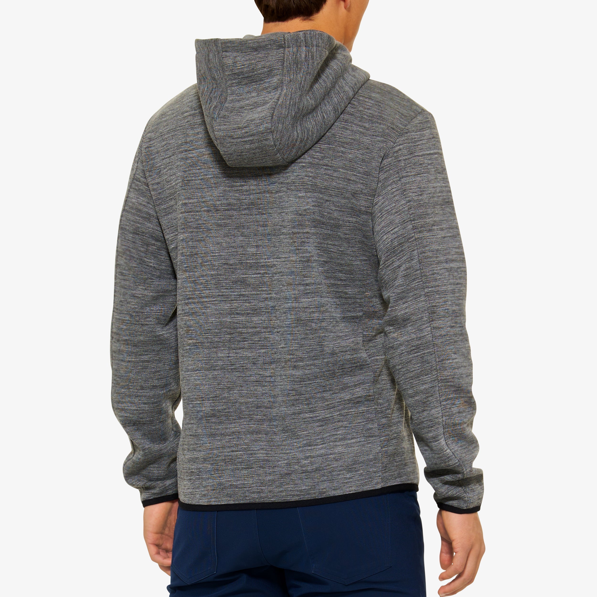 RORIK Tech Zip Hoodie Heather Charcoal - Secondary