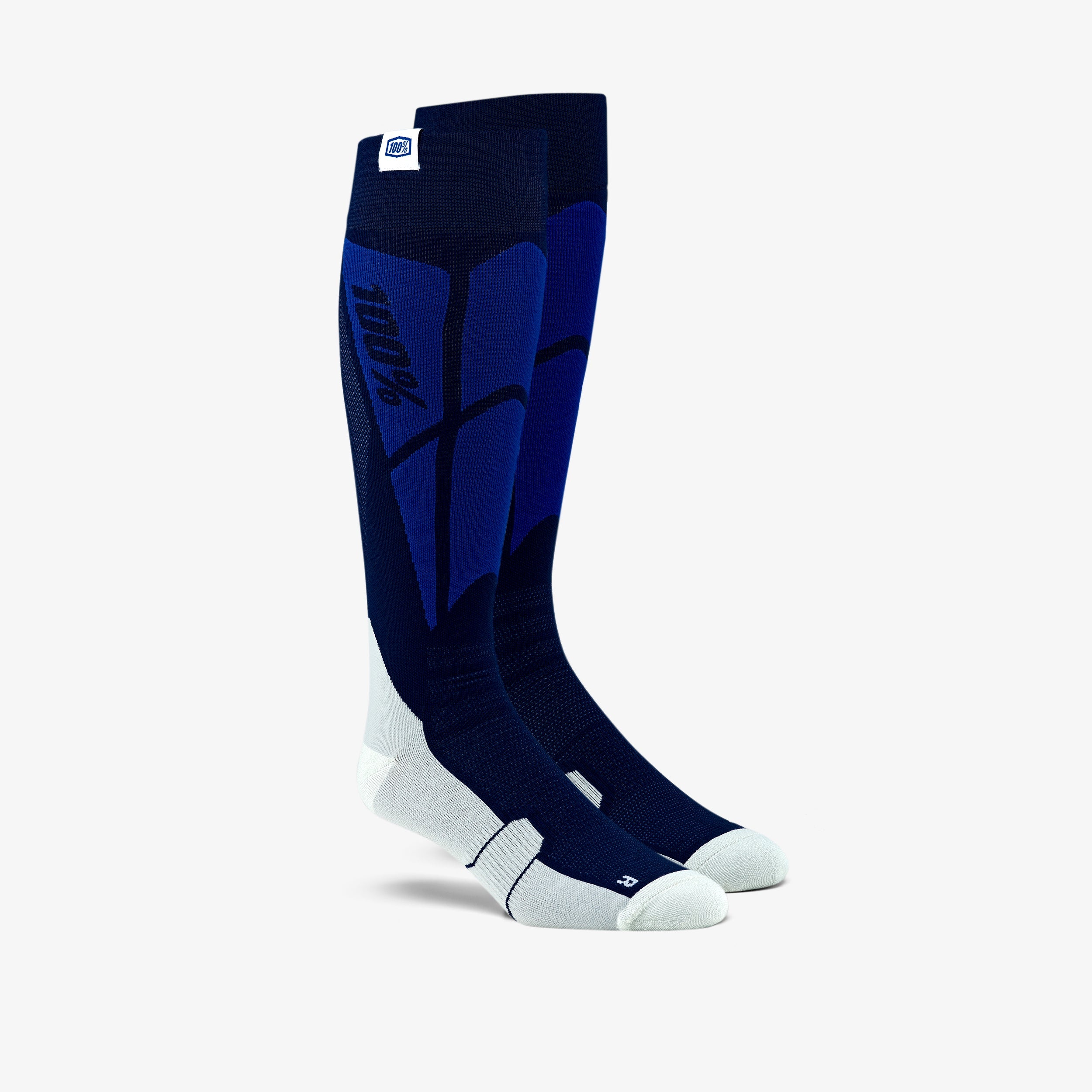 HI SIDE Performance Moto Socks Navy/Grey