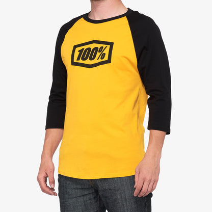 ESSENTIAL 3/4 Sleeve Tech Tee Goldenrod