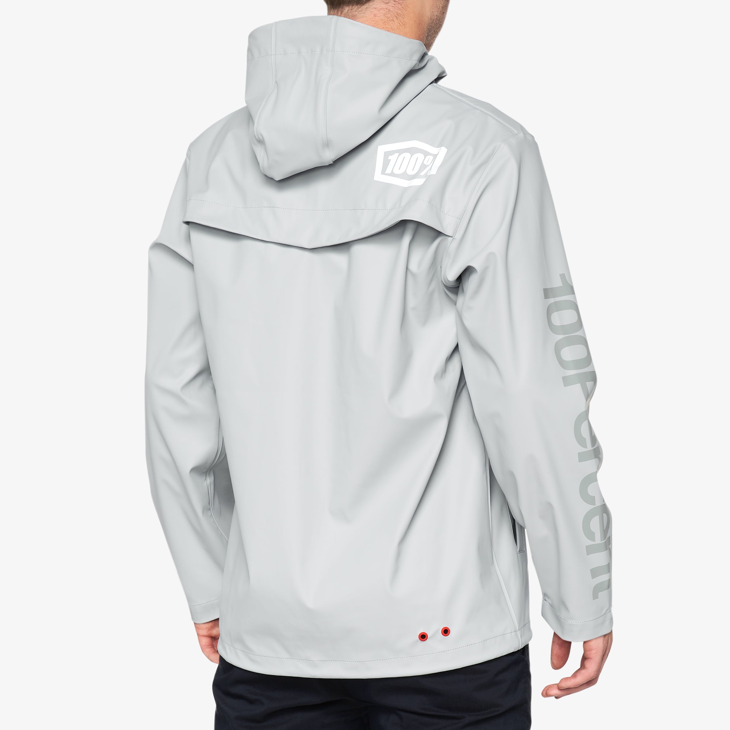 MALA Hooded Snap Jacket Grey - Secondary