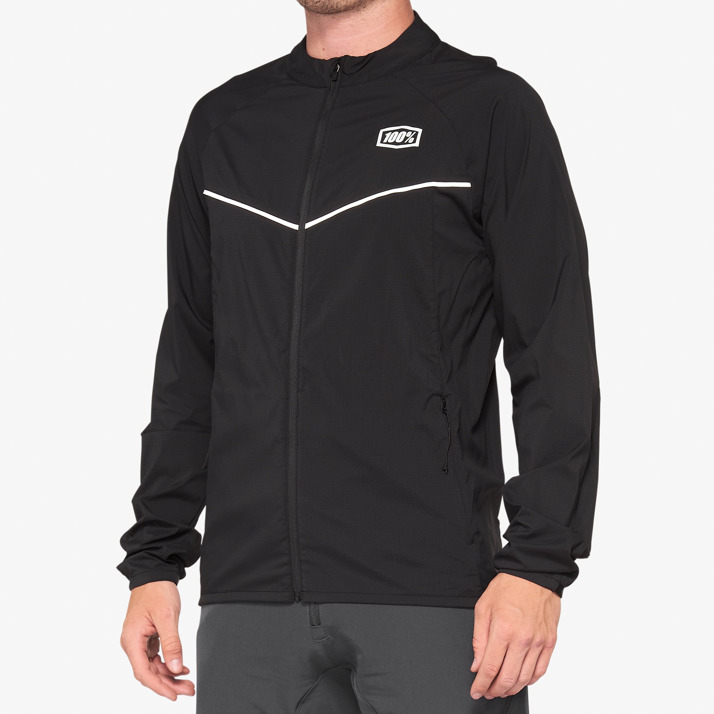 CORRIDOR Stretch Windbreaker Black