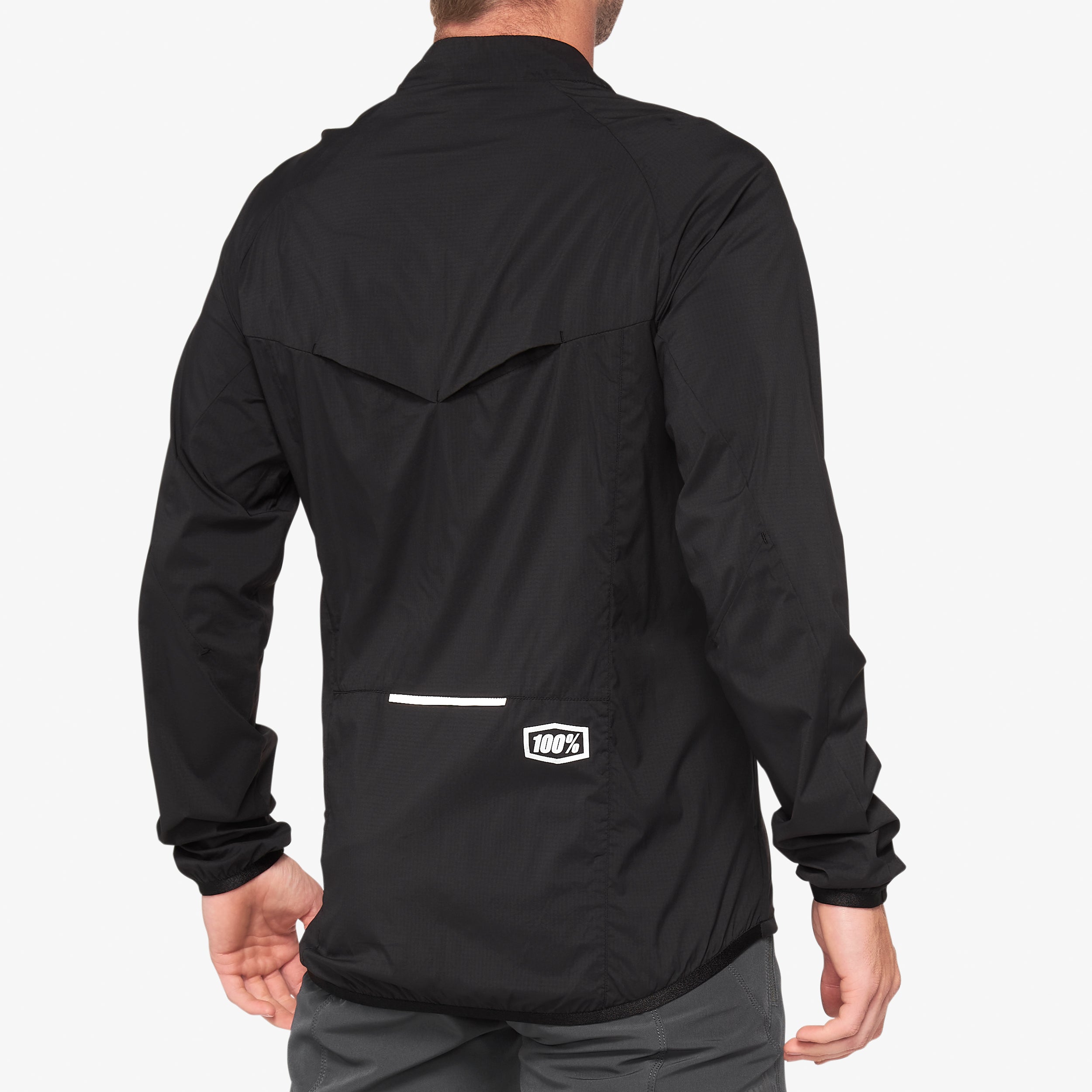 CORRIDOR Stretch Windbreaker Black - Secondary