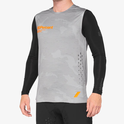 R-CORE CONCEPT Sleeveless Jersey Grey Camo