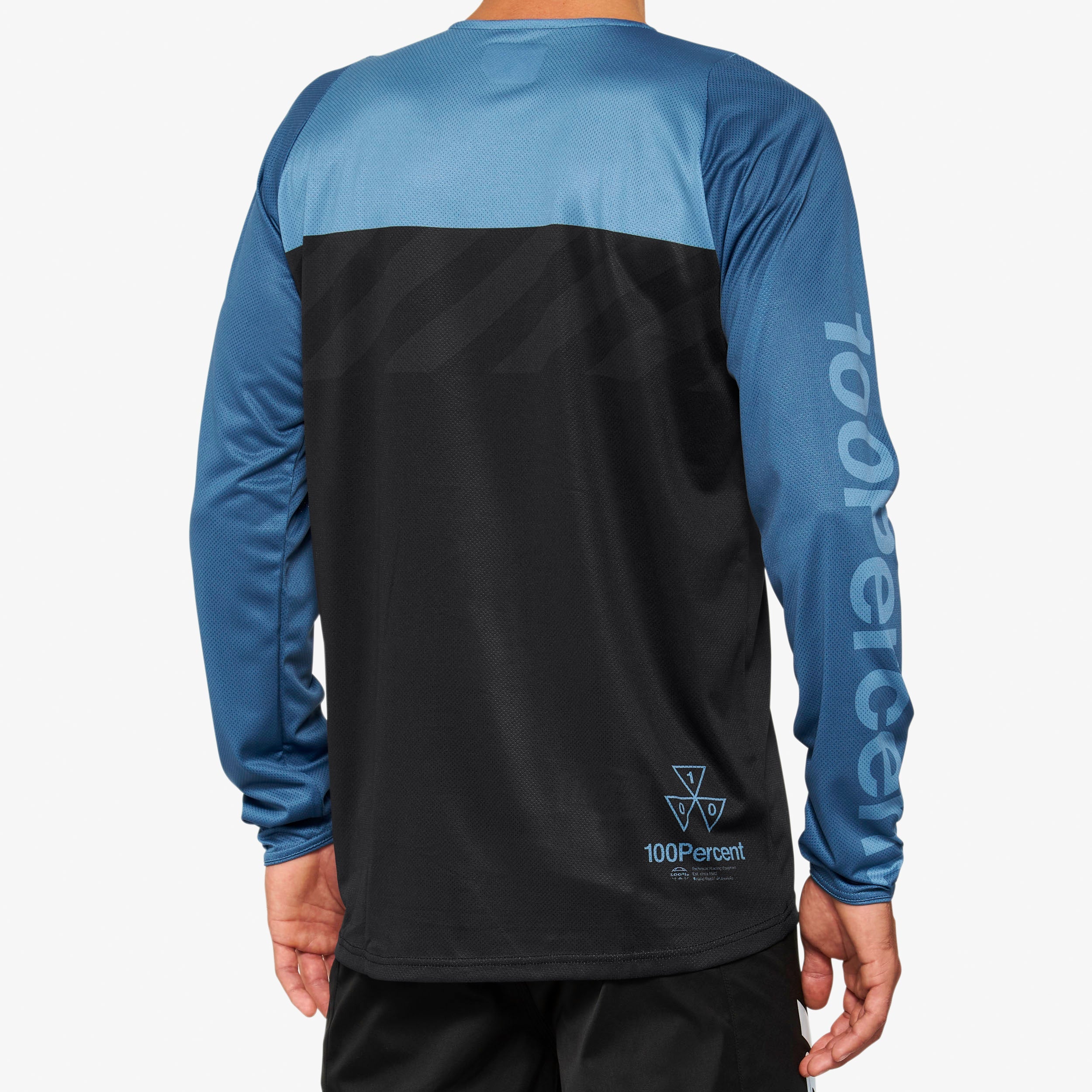 R-CORE Long Sleeve Jersey Black/Slate Blue