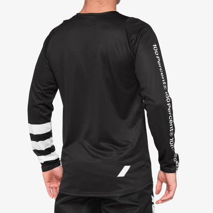 R-CORE Long Sleeve Jersey Black/White