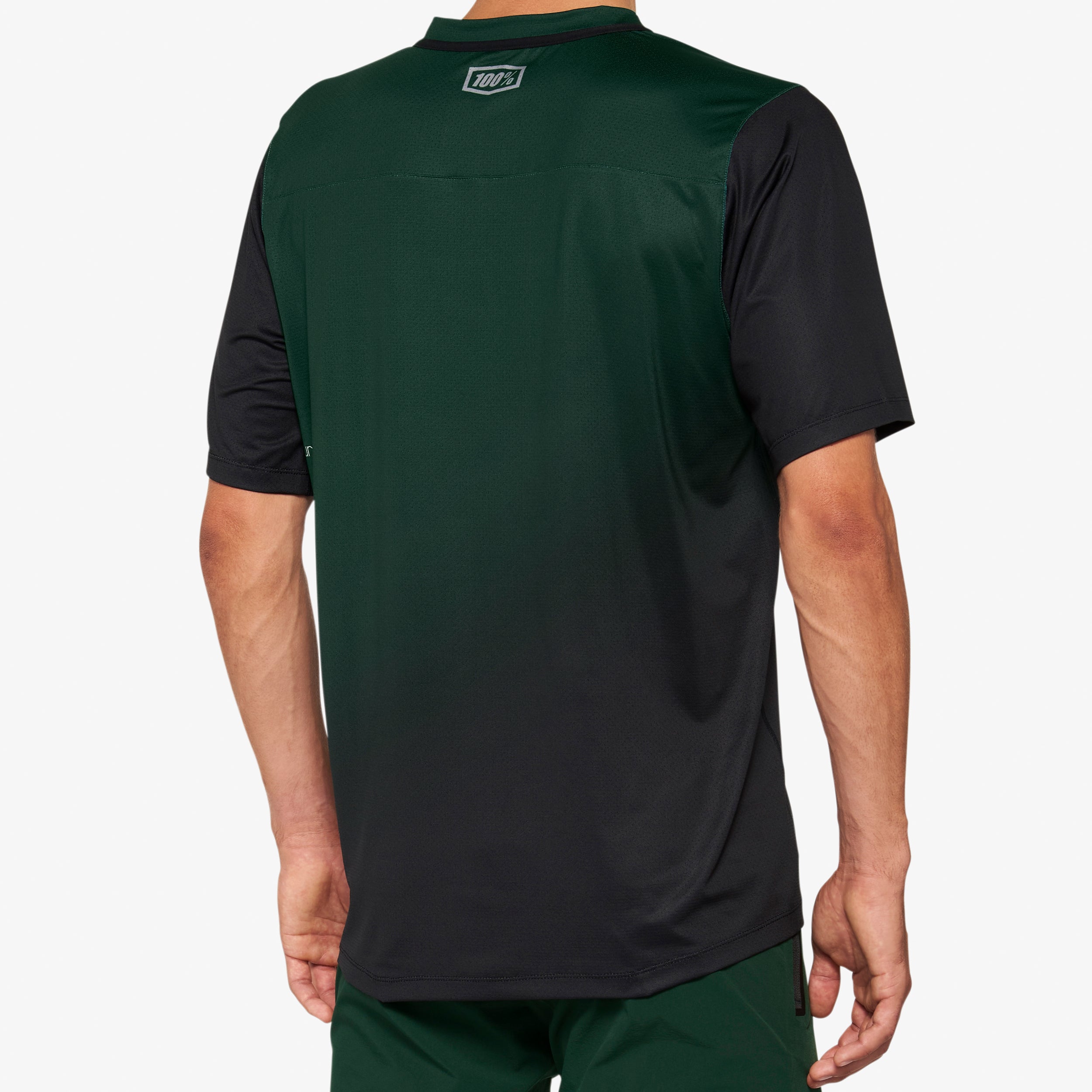 CELIUM Short Sleeve Jersey Forest Green/Black - Secondary