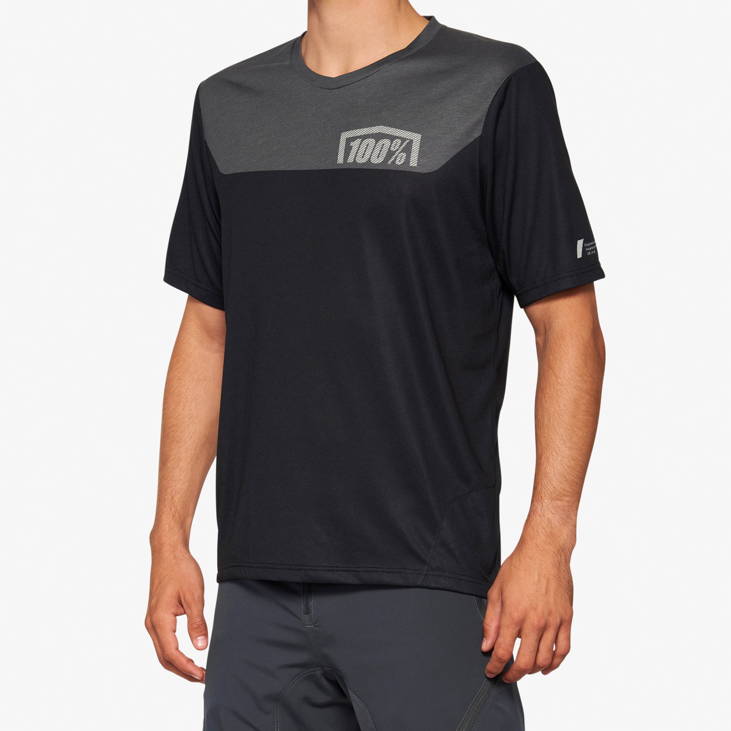 AIRMATIC Short Sleeve Jersey Black/Charcoal