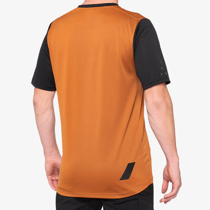 RIDECAMP Short Sleeve Jersey Terracotta/Black