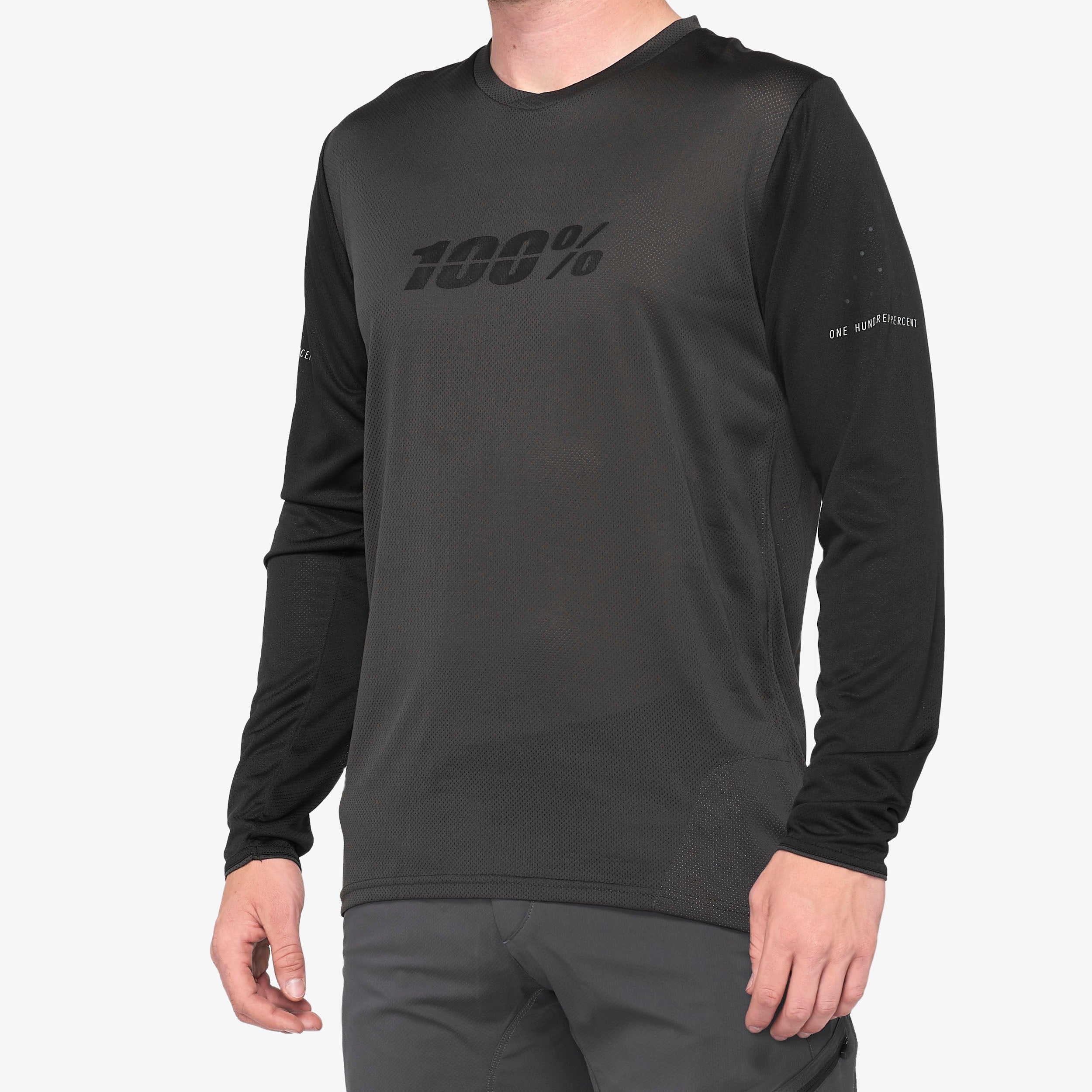 RIDECAMP Long Sleeve Jersey Black/Charcoal