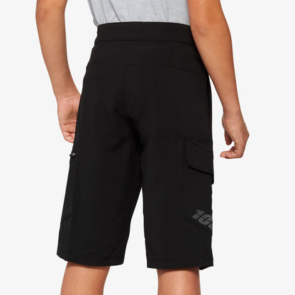 RIDECAMP YOUTH Shorts w/Liner Black