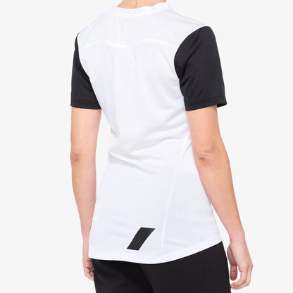 RIDECAMP Women's Short Sleeve Jersey White/Black