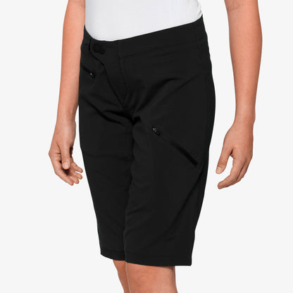 RIDECAMP Women's Shorts w/Liner Black