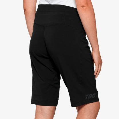 RIDECAMP Women's Shorts w/Liner Black