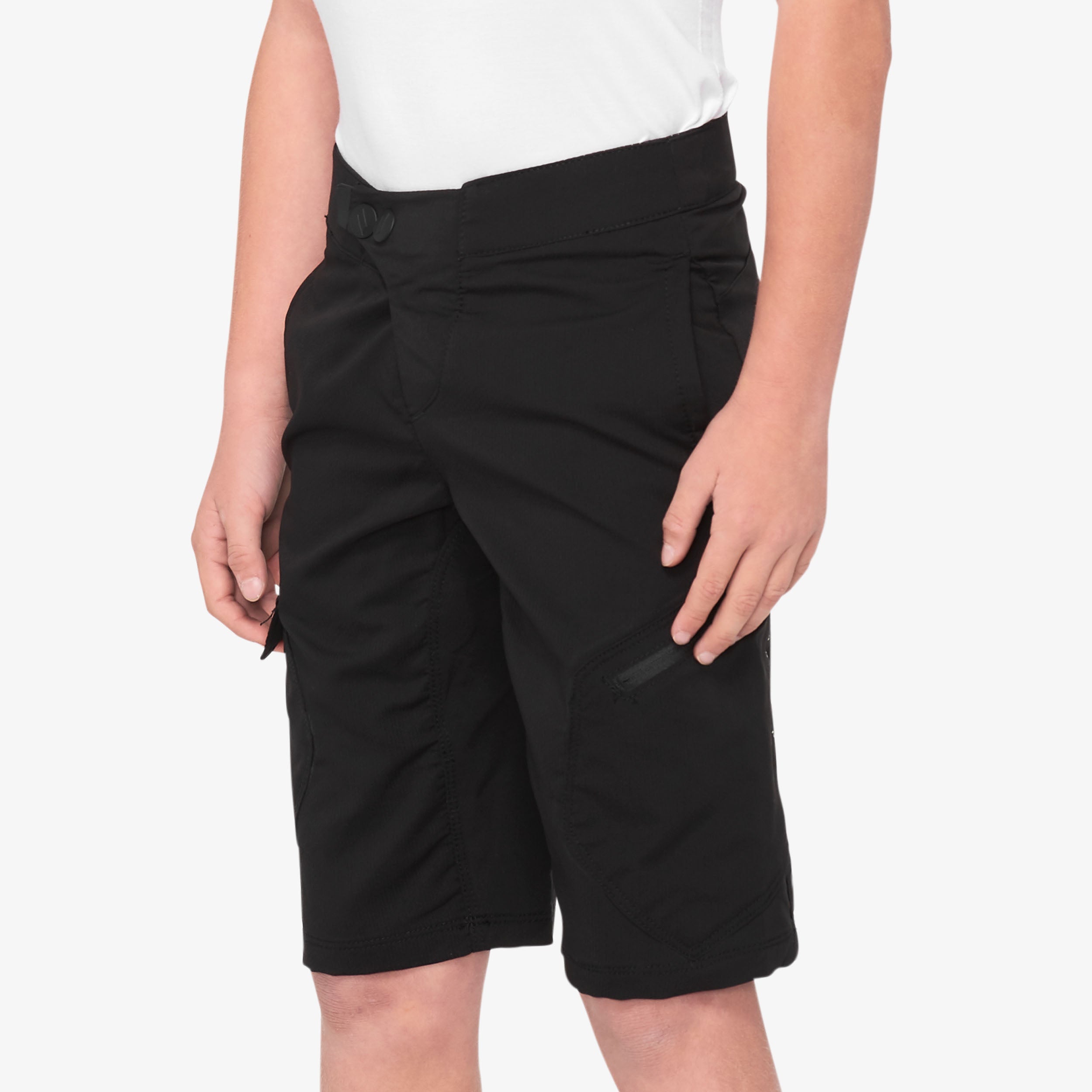 RIDECAMP Shorts - Black - Youth