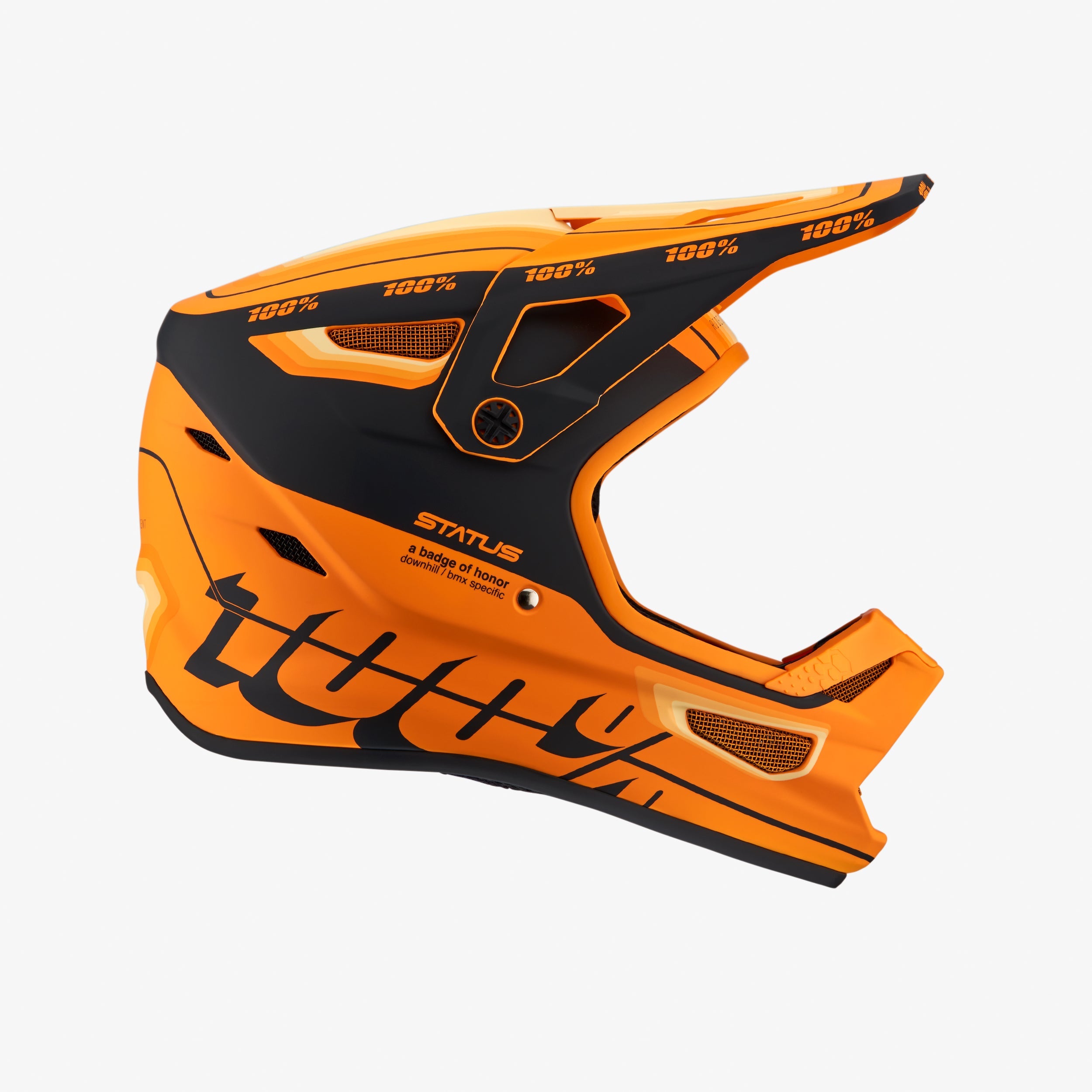 STATUS Helmet Topenga Orange/Black