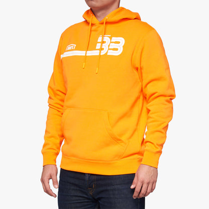 BB33 PO KP Hooded Pullover Sweatshirt Fluo Orange